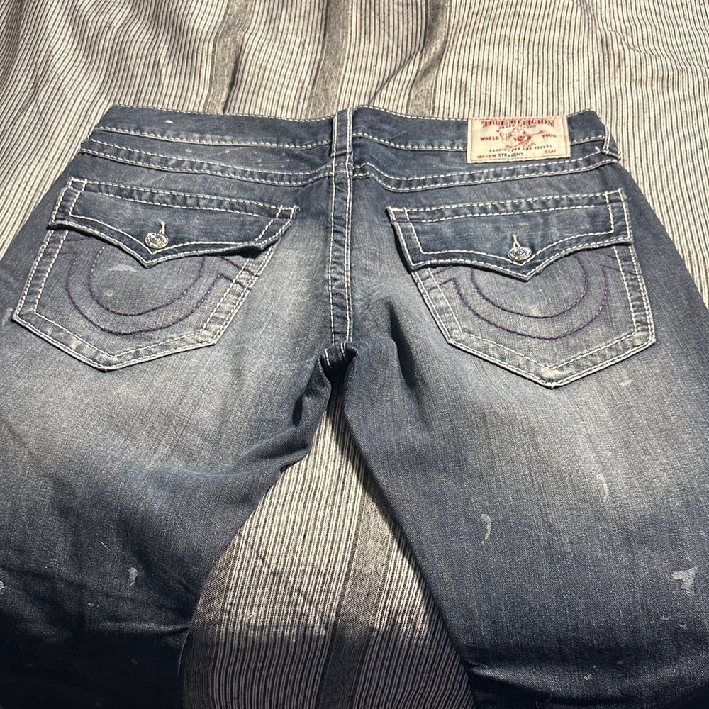 True Religion Dark Blue Relaxed Jeans